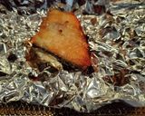 焼き鮭のカルボナーラ風スパゲティ作り方2写真