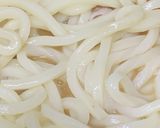 5分!白菜ともやしの鯖味噌煮込みうどん作り方3写真