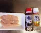 簡単♪ドレッシングで下味のサラダチキン♪作り方1写真