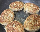 大葉と豆腐☆de☆和風ハンバーグ作り方5写真