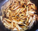 ご飯が進む♡薄切り肉の柳川風煮♪作り方3写真