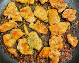 簡単♪鶏肉のハニーマスタード焼き☆お弁当作り方5写真
