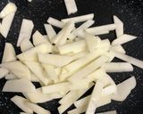 葉玉ねぎの炒め煮♪作り方1写真
