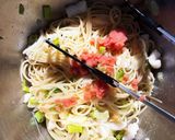 シロイカとタラコの和風白だしネギパスタ作り方5写真