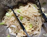 シロイカとタラコの和風白だしネギパスタ作り方6写真