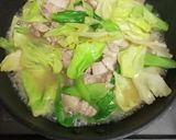 鶏とキャベツの中華あんかけ炒め作り方5写真
