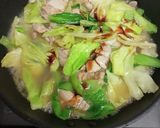 鶏とキャベツの中華あんかけ炒め作り方7写真