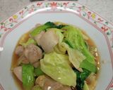 鶏とキャベツの中華あんかけ炒め作り方8写真