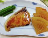 フライパンで作る大根入り鰤の照り焼き作り方5写真
