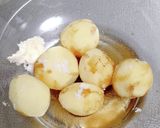 レンチン☆じゃがいものバター醤油煮作り方1写真