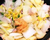 レンジ時短で！白菜とじゃがいもの味噌煮作り方6写真