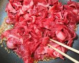 簡単！安い牛肉でも激ウマ！牛肉の甘辛炒め作り方1写真