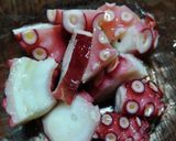 材料3つ！たこの梅昆布茶あえ作り方4写真