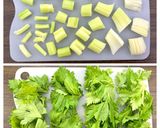セロリと油揚げの炒め煮＊ご飯進む甘辛副菜作り方3写真