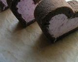 きれいなハートの、ロールケーキ。作り方10写真