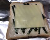 海苔が決めての簡単チーズマヨトースト作り方3写真