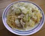 簡単！豚肉と白菜の豆乳クリーム煮作り方5写真