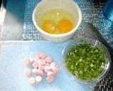 料理？ネギと魚肉ソーセージ入り卵焼き作り方1写真