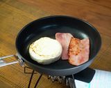 贅沢チーズのホットサンド【キャンプ飯】作り方2写真