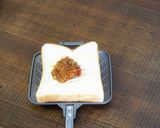 贅沢チーズのホットサンド【キャンプ飯】作り方3写真