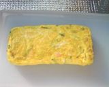 料理？ネギと魚肉ソーセージ入り卵焼き作り方4写真