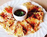 香ばしいカリッカリ韓国チヂミ☆モヤシ作り方6写真