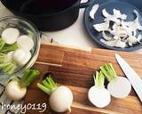 蕪と蓮根と鶏もも肉のエチュベ作り方1写真