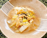 レンジで白菜、大根、油揚げのさっと煮。作り方5写真