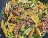 きゅうりたけのこ豚こま肉の中華炒め作り方4写真