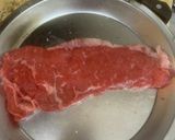 マルドンの塩で食べるサーロインステーキ作り方3写真