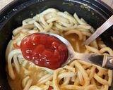 残ったカレーで味噌煮込みうどん作り方4写真