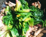 ほうれん草とキノコのクリームパスタ作り方13写真
