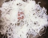 味しみ白滝と牛肉の炒め煮作り方2写真
