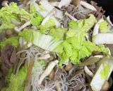 味しみ白滝と牛肉の炒め煮作り方5写真