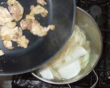 かぶ鶏肉の煮物♪胃お腹の膨満感に漢方薬膳作り方8写真