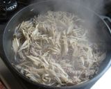 ゴボウと牛肉のたいたん。作り方4写真