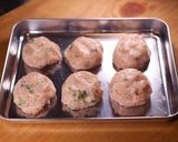 ふわふわコリコリ✰鶏つくねバーグ作り方4写真