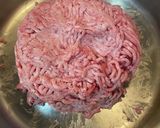 塩不使用！ひき肉ゴロゴロのパスタ！作り方1写真