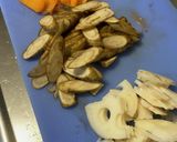 根菜の甘酒味噌きんぴら作り方1写真