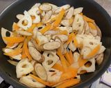 根菜の甘酒味噌きんぴら作り方3写真