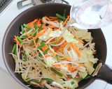 カレー焼ビーフン卵のっけ作り方6写真