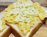 こんがり。エッグチーズトースト。作り方4写真