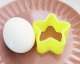 お弁当に　簡単　かわいい　ゆで玉子作り方1写真