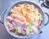 白菜の漬物と餅巾着の旨鍋作り方7写真