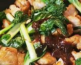 鶏肉とターサイのサムジャン炒め作り方4写真