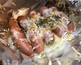 【糖質制限】ソーセージのアルミホイル焼き作り方3写真