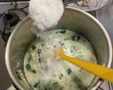 鍋で5分！小松菜クリームスープ作り方7写真