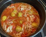 新じゃがと豚バラのトマト煮　トマ肉じゃが作り方4写真