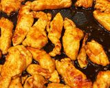 胡麻香る甘辛手羽中炒め作り方6写真