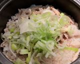 土鍋で豚バラ炊き込みご飯作り方6写真
